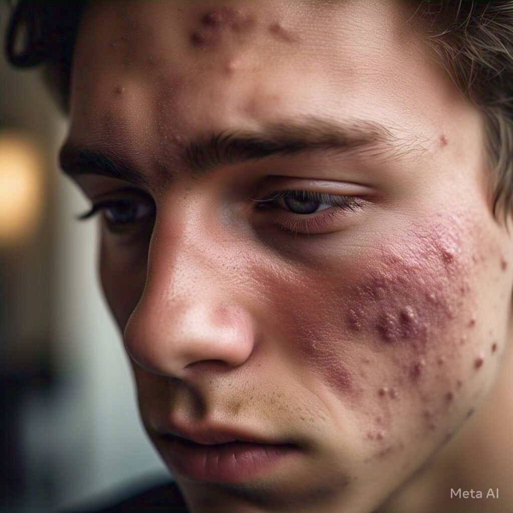 rostro cicatrices acne